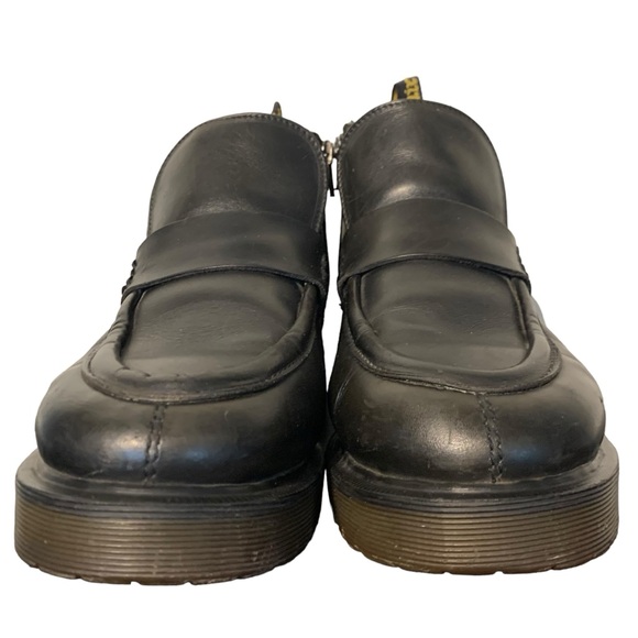 VINTAGE | RARE Dr. Martens Made in England Side Zip Chunky Ankle Loafer - M8/W10 - Picture 5 of 16